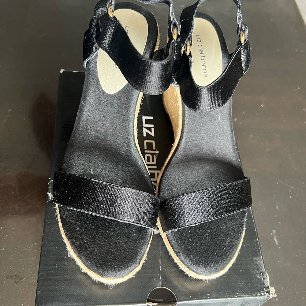 Liz Claiborne Black Women's Wedges